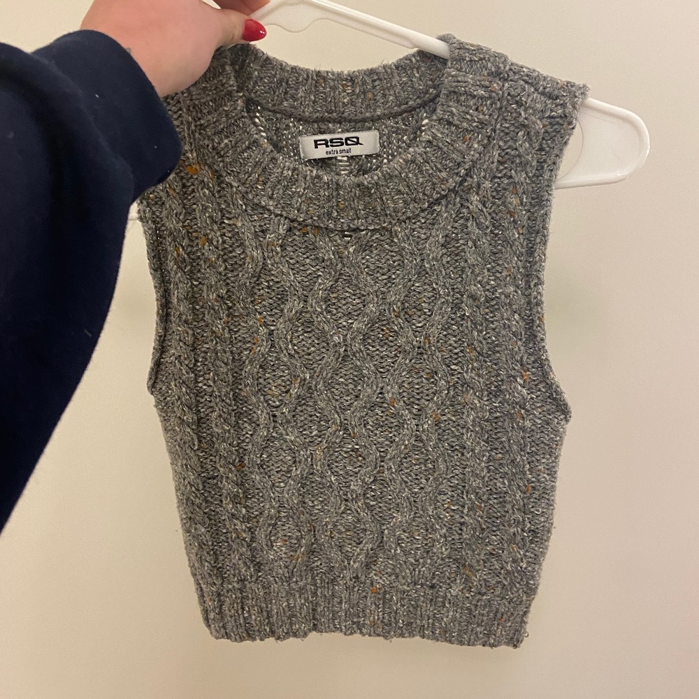 Gray Sweater Vest from RSQ